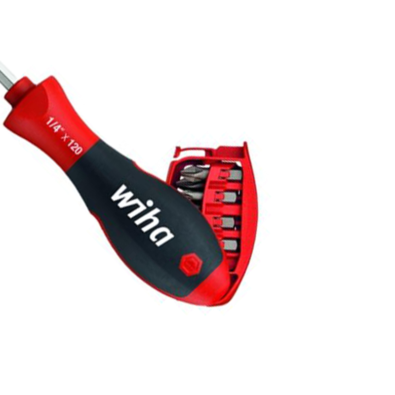 工具库 威汉Wiha 弹仓式起子手柄,1/4“3809 01-01 32901