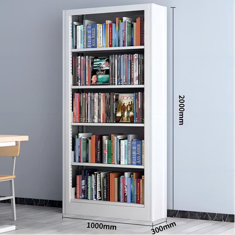 SJ2 钢制单双面书架/书柜/档案架 1000*300*2000mm高清大图