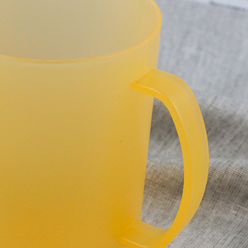 茶花简约漱口杯情侣牙刷杯牙缸洗漱杯纯色塑料杯子家用磨砂刷牙杯高清大图