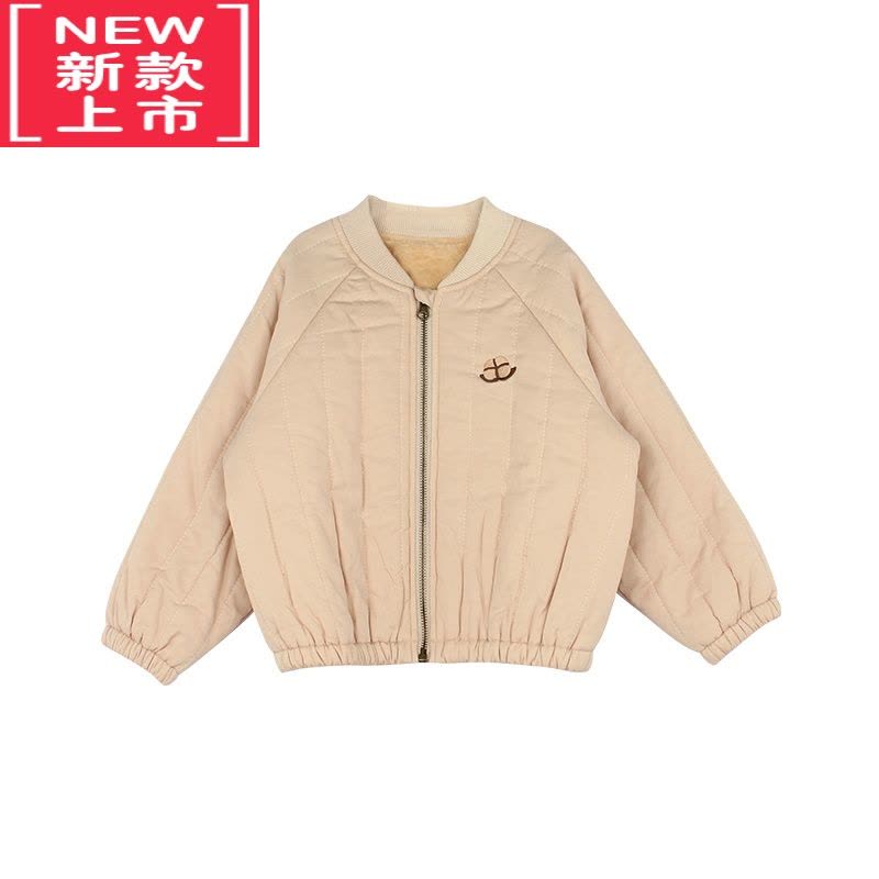 可莉允大耳象童装铺女童后背刺绣棉服2022冬季新款女宝宝卡通外套保暖图片