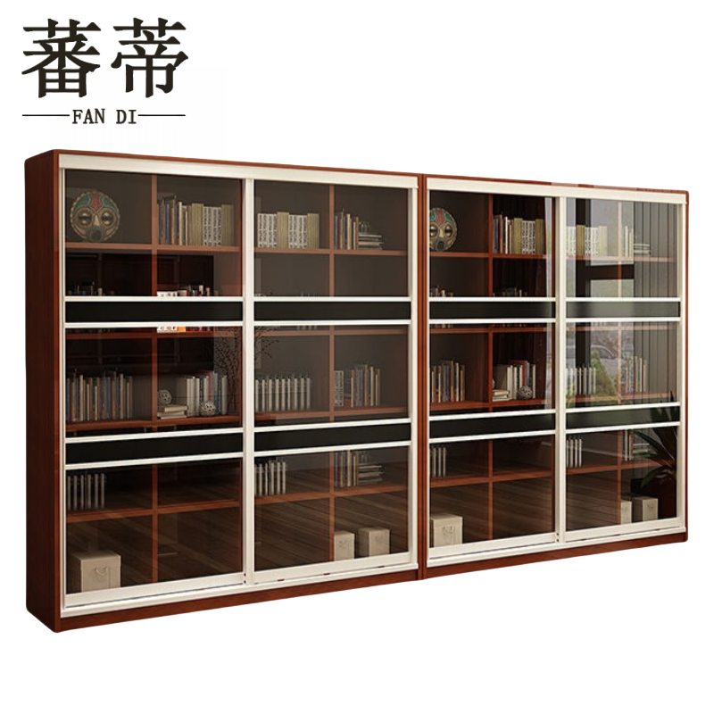 蕃蒂书柜3.2米台高清大图