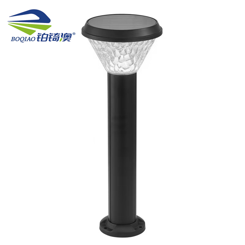 铂锜澳 大圆形太阳能草坪灯 245*675mm-白光暖光 个高清大图