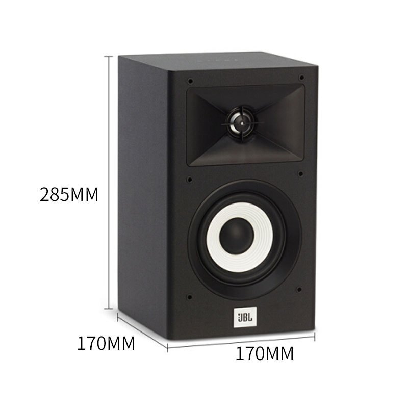 JBL STAGE 120BLK 书架箱 音响 音箱 家庭影院环绕 电视音响 组合音响 客厅影院 黑色(对)