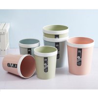 清洁工具圆形创意无盖垃圾桶客厅家用厨房卫生间浴室书房办公室卧室垃圾筒清洁用品简约生活日用品