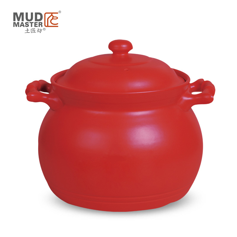MUDMASTER土匠坊中国红福煲JX-T-0028(4.5L)高清大图