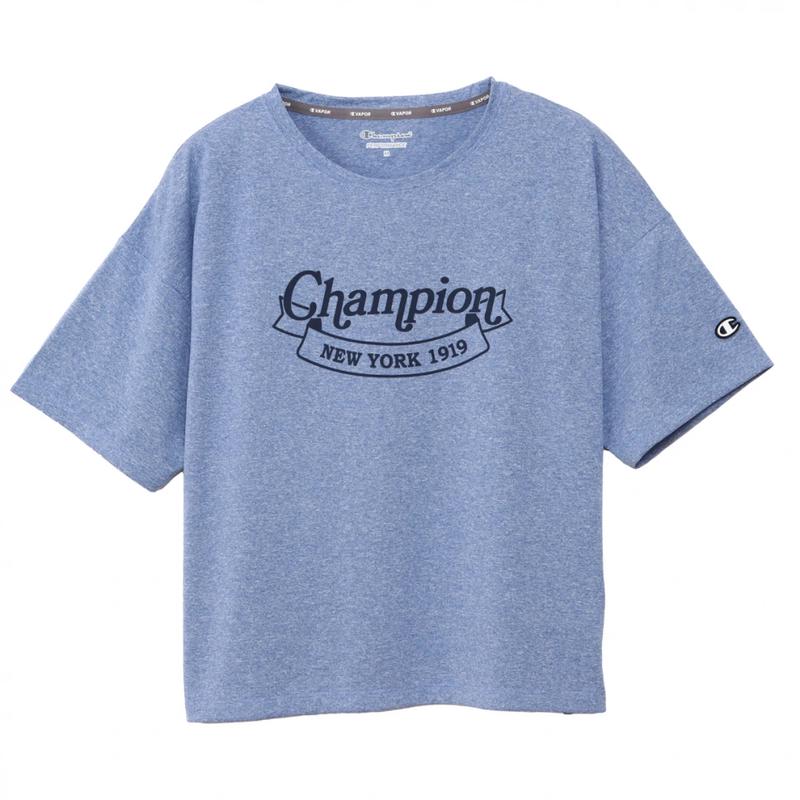 冠军(Champion)环保再生聚酯纤维速干抗臭防晒运动潮牌宽松短袖T恤