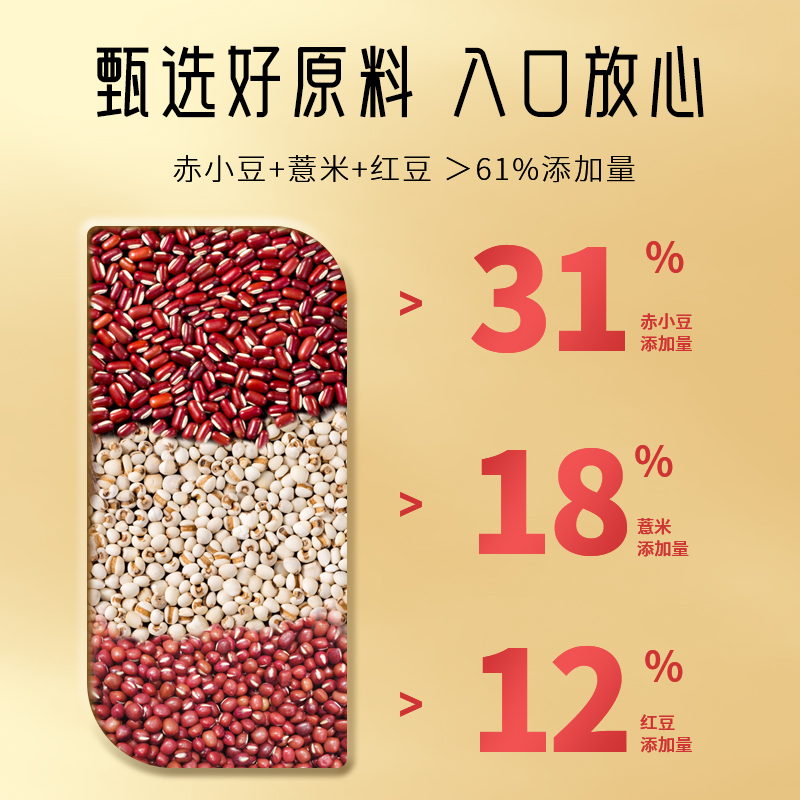每优健萃[3盒]红豆薏米粉薏仁粉山药枸杞高纤懒人饱腹营养健康早餐谷物免煮五谷杂粮粉冲饮代餐粉15g*10袋/盒高清大图