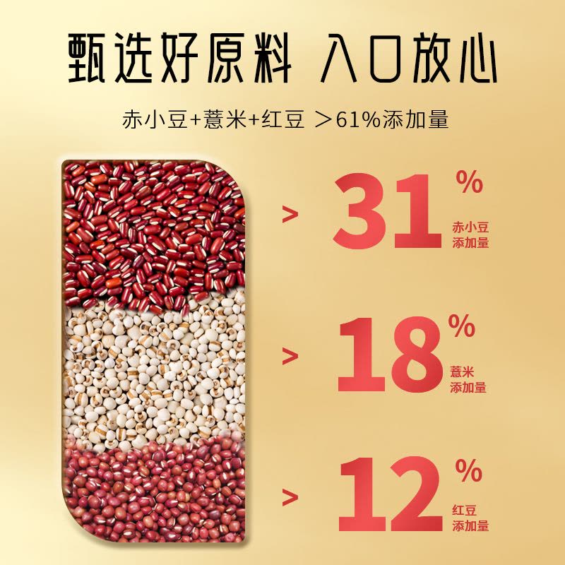 每优健萃[3盒]红豆薏米粉薏仁粉山药枸杞高纤懒人饱腹营养健康早餐谷物免煮五谷杂粮粉冲饮代餐粉15g*10袋/盒图片