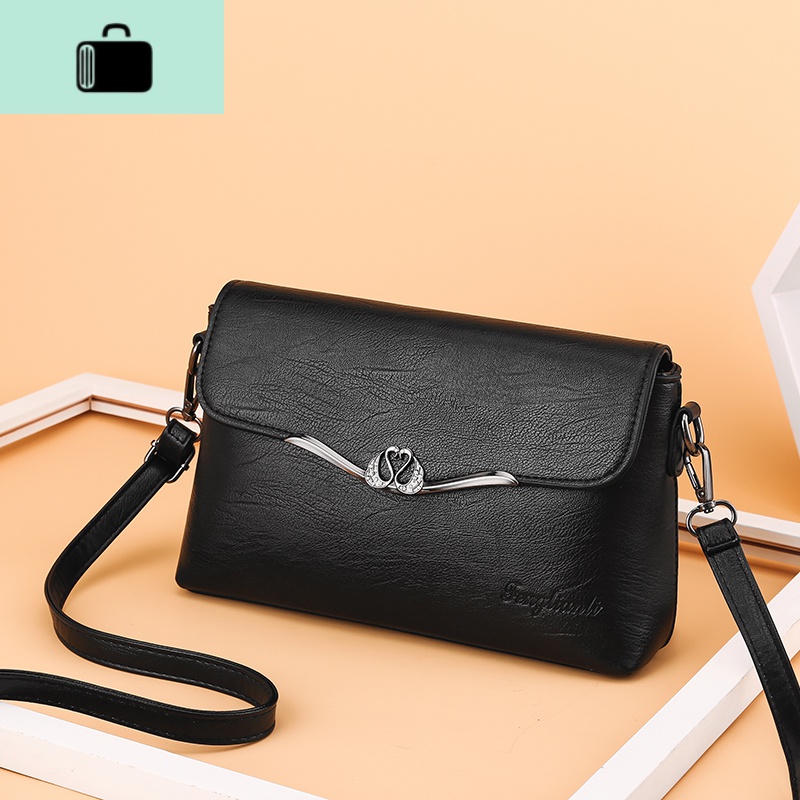 中年女包妈妈包包2020新款潮时尚斜挎包软皮单肩小包买菜包零钱包NEW LAKE高清大图