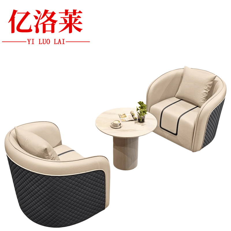 亿洛莱 沙发1+1+茶几 70*65*78㎝ 套高清大图