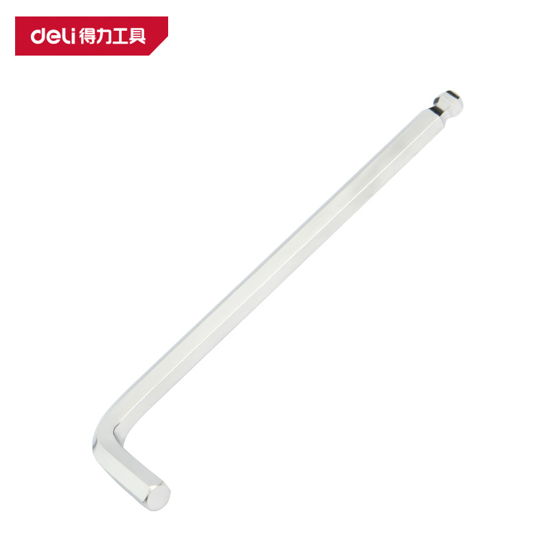 得力(deli)DL332X5 特长球头内六角 2.5MM 银 1支高清大图