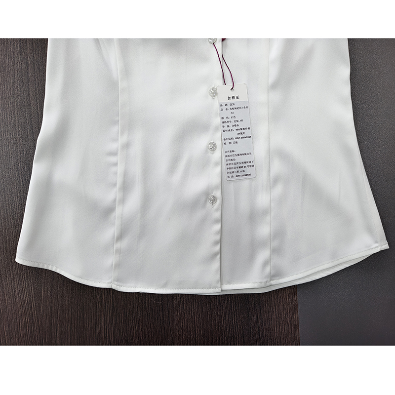 泛为 女短袖衬衫(含丝巾)定制 件高清大图