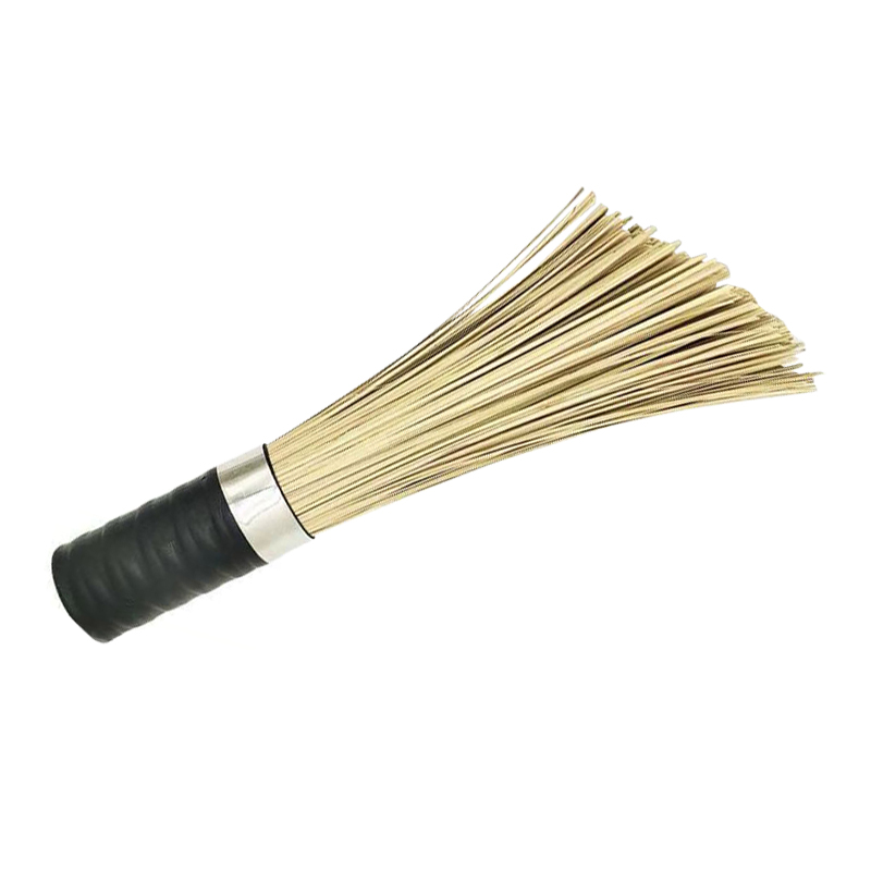 炯毅 刷锅扫把天然竹刷厨房用刷子强力清洗酒店清洁刷饭店老式竹锅刷 竹刷子 刷锅刷子 30cm 把高清大图