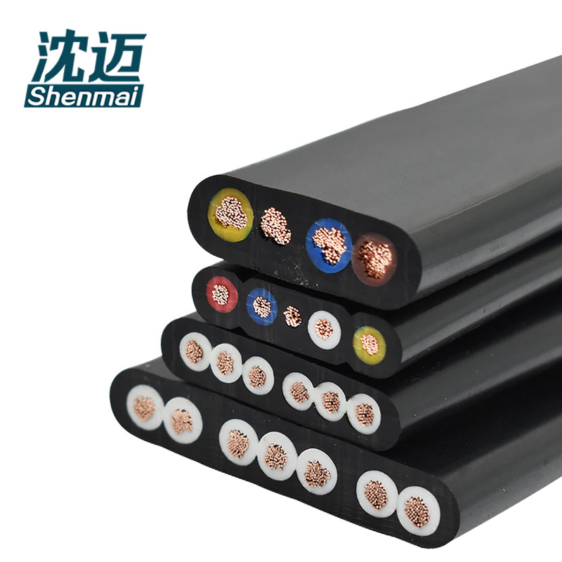 沈迈 铜芯扁电缆 YFFB-6*1.5mm² /米高清大图