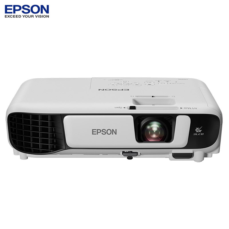 爱普生(EPSON)CB-S41 投影仪 投影机办公 自营投影仪 投影仪家用(普清3300流明 HDMI接口 支持侧投)