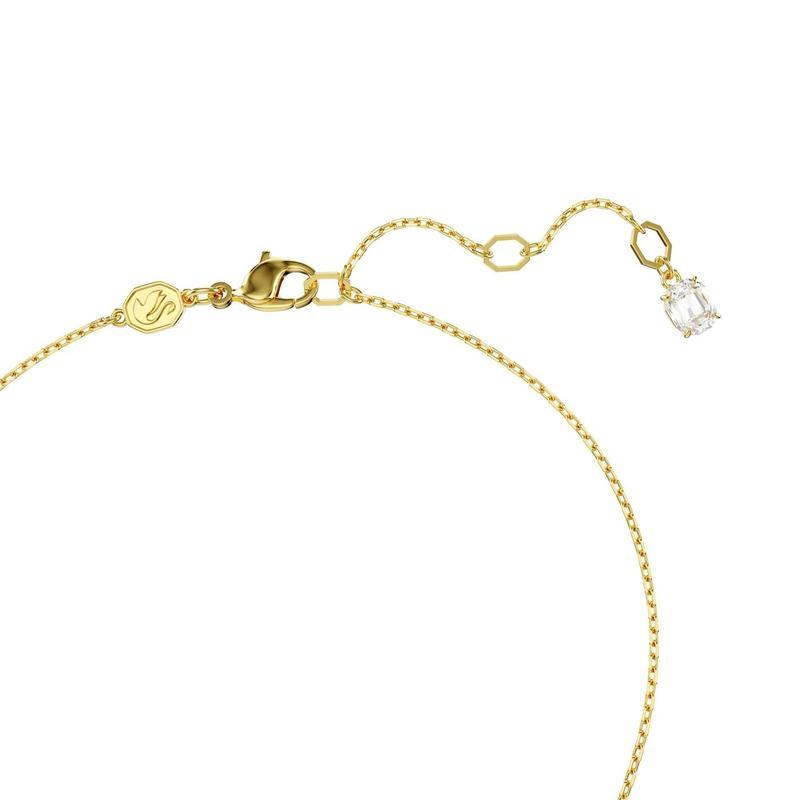 施华洛世奇(SWAROVSKI)金色调项链女款38cm小巧精致百搭配饰日常