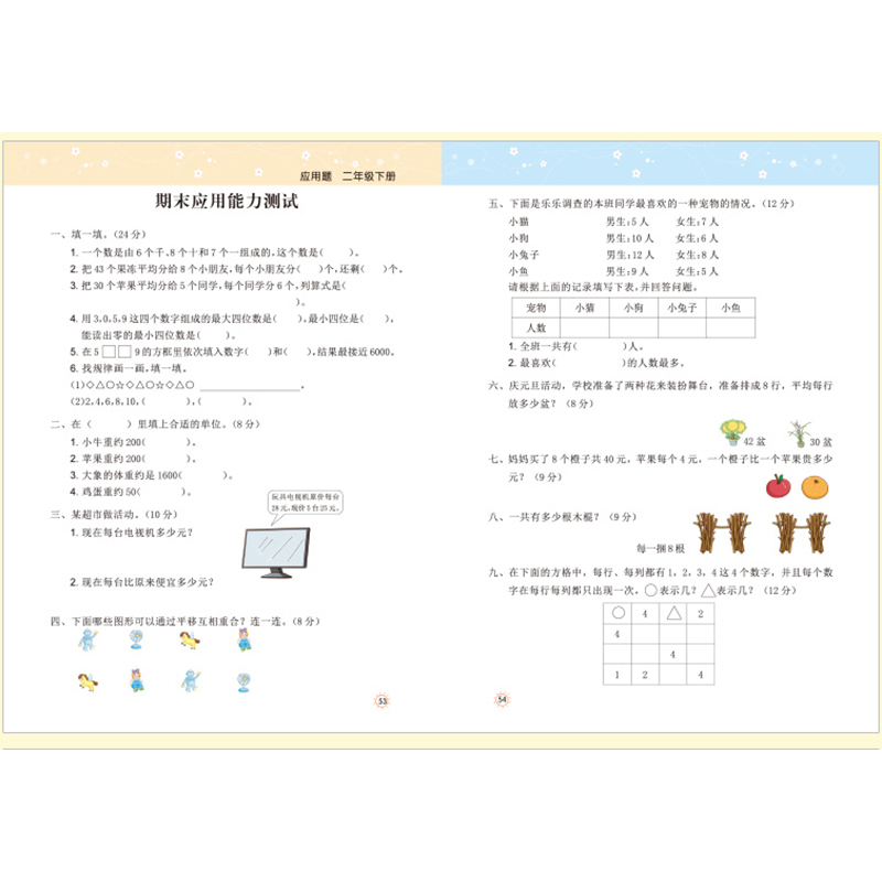 21版二年级下册应用题小学数学计算高手专项强化同步训练通用小学2年级下数学思维奥数练习题练习册大全小学生计算 天天练报价 参数 图片 视频 怎么样 问答 苏宁易购