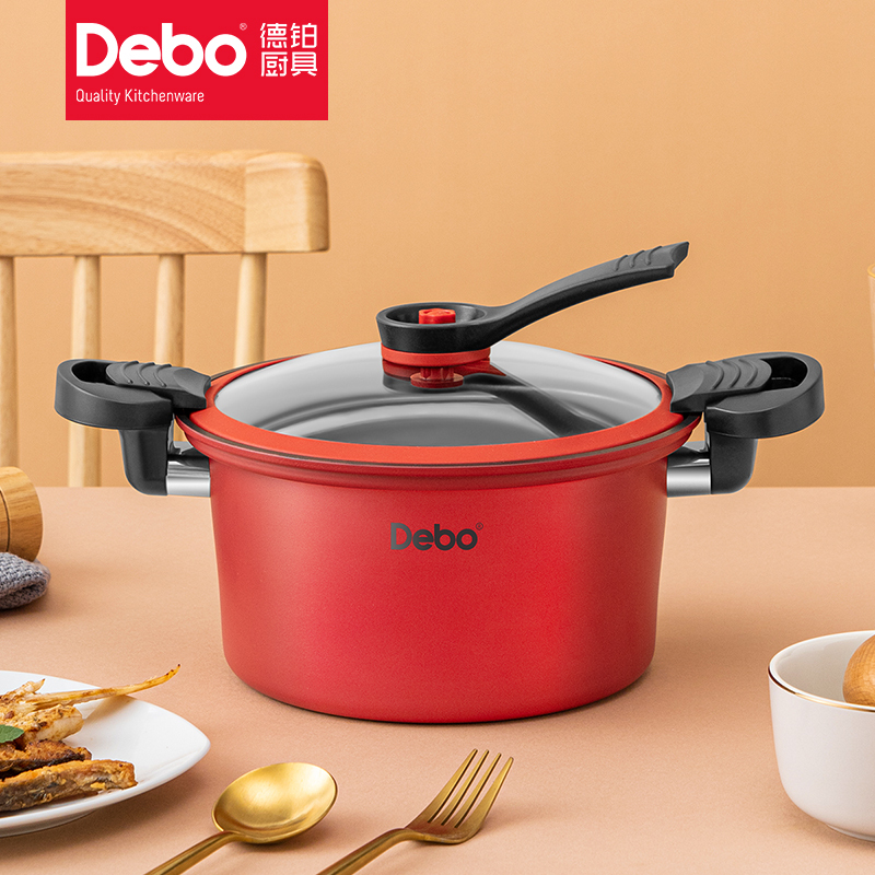 Debo德铂苏非考斯微压i不粘炖汤锅22cmDEP-799