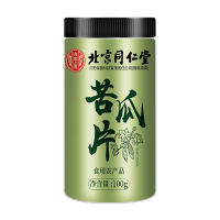 买1送1同款 北京同仁堂苦瓜片100g/瓶 买1送1罐装苦瓜茶苦瓜切片