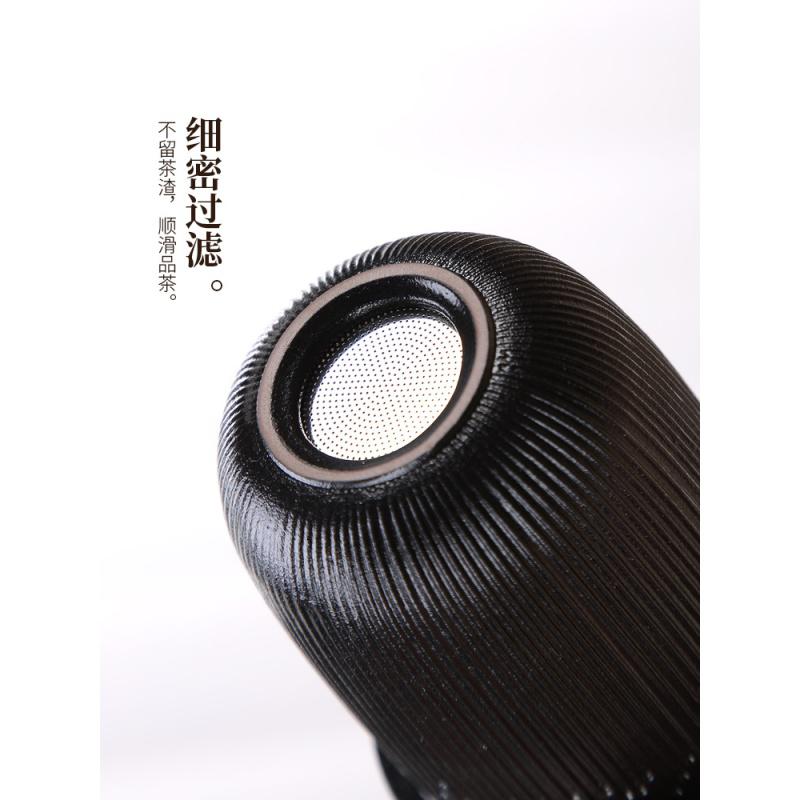 家柏饰(CORATED)便携包旅行功夫茶具套装简约快客杯一壶四杯随身茶壶泡茶杯定制高清大图