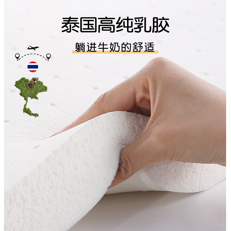 记忆棉乳胶床垫家用卷包压缩软垫儿童独立弹簧盒子床垫加厚3款高清大图