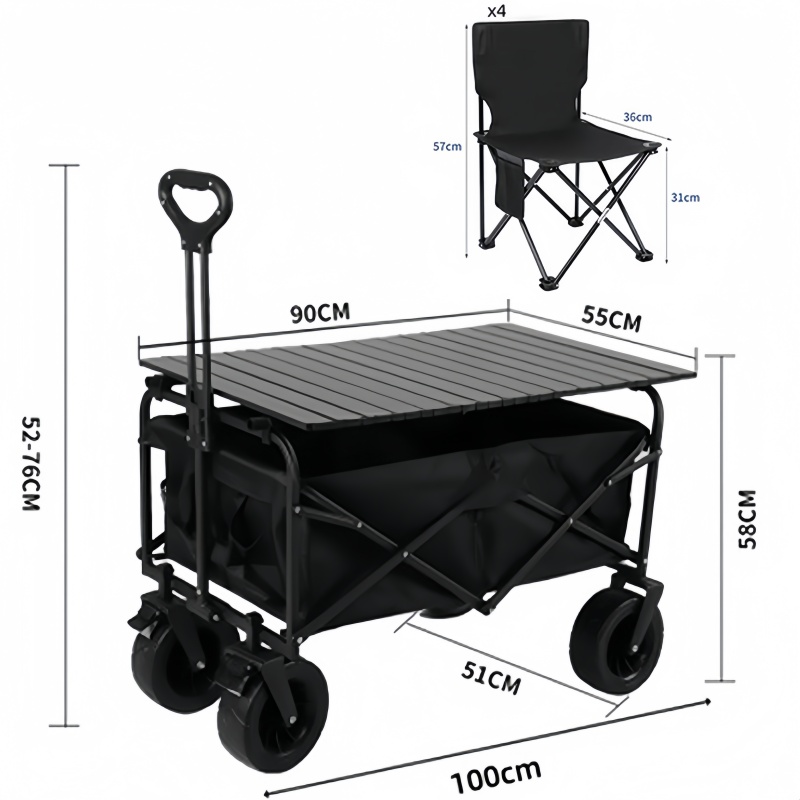 豫龙都 露营车+桌板 四椅套高清大图