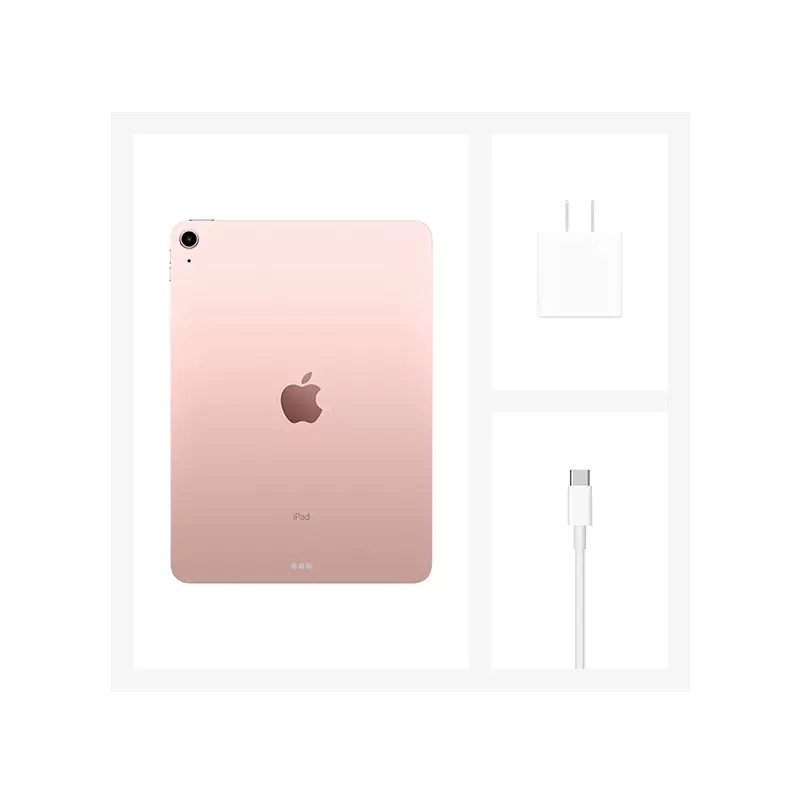 2020新款appleipadair4代109英寸全面屏64gb玫瑰金色wlan版平板电脑