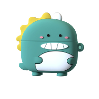 ESCASE airpodspro2小恐龙保护套airpods+苹果蓝牙耳机壳2代液态硅胶女男生pro三代可爱情侣收纳盒