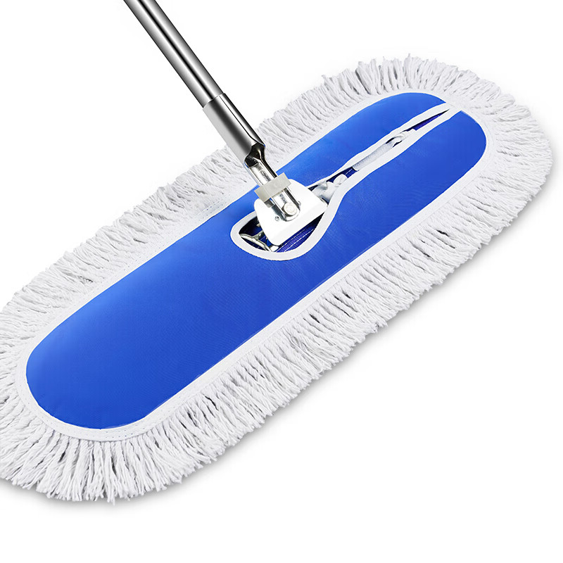 秦泰(Cqint) QTCLEAN-T01 60cm 不锈钢尘推拖把 (计价单位:个) 蓝色高清大图
