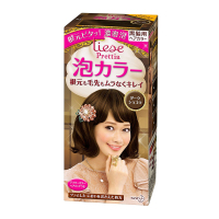 KAO花王Prettia染发剂 日本原装 黑发专用泡沫染发剂深巧克力色染发膏108g