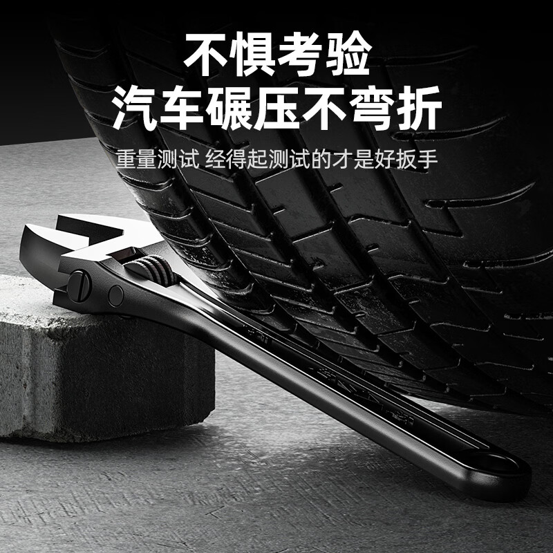美式通径活扳手(电泳工艺)高清大图