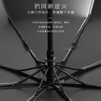 旭晴8骨黑胶防晒晴雨两用自动伞