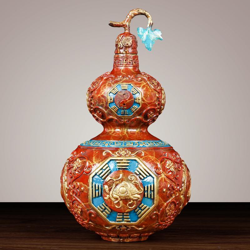 美帮汇铜葫芦摆件开盖空心家居饰品家居办公新年