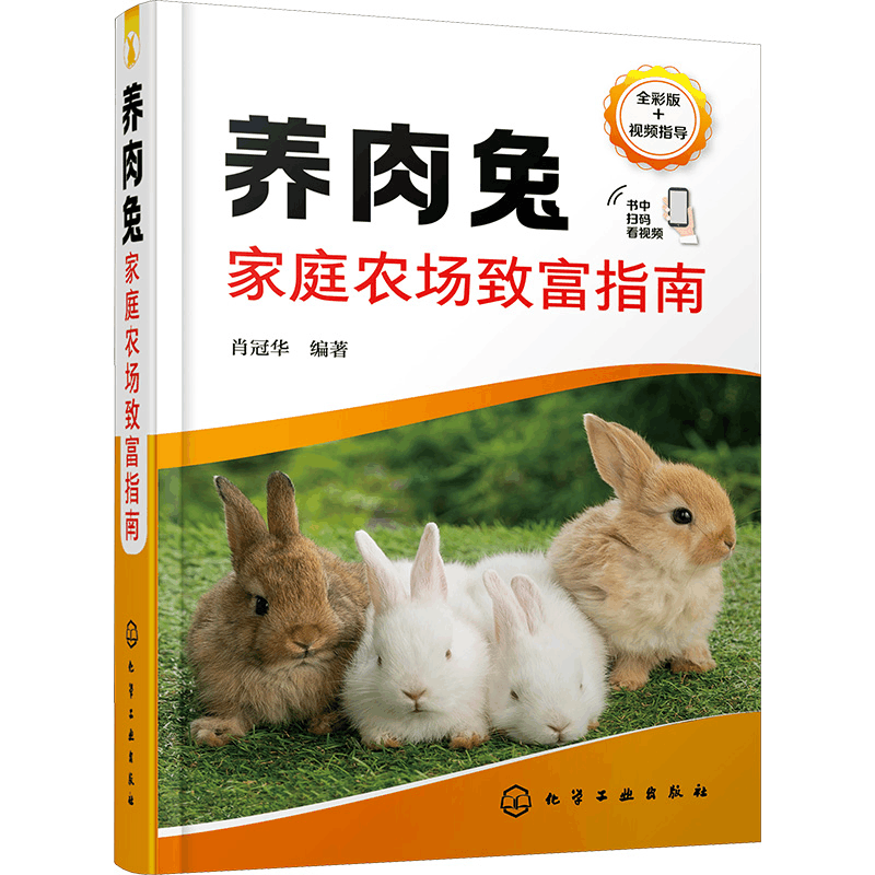 [M]养肉兔家庭农场致富指南 全彩版-9787122419224图片