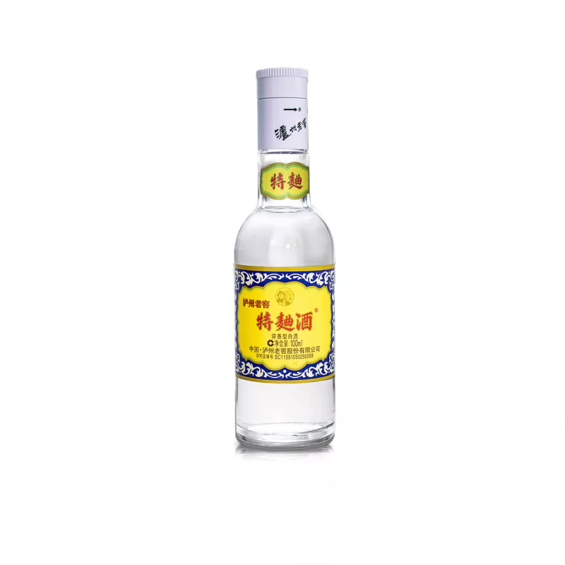 泸州老窖 特曲60版 38度100ml*2瓶 浓香型白酒
