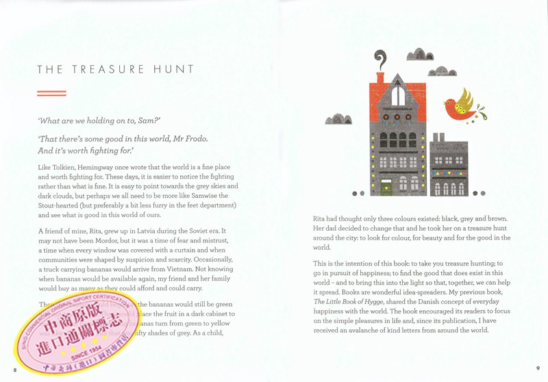 [正版]中商原版莉琦小书 丹麦人眼中世界上幸福的人 英文原版 The Little Book of Lykke 麦克威高清大图