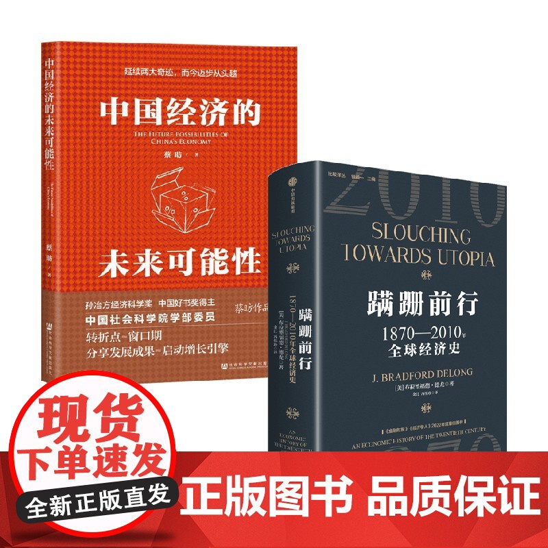 蹒跚前行+中国经济的未来可能性 布拉德福德·德龙等 著 经济高清大图