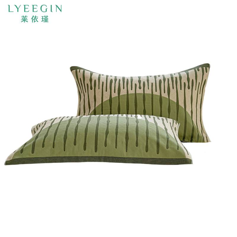 莱依瑾 纱布 枕巾 52*78cm/对高清大图