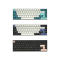 FL·ESPORTS/腹灵腹灵F12 RGB 三模版 闭口灰白PBT键BOX红轴 键盘