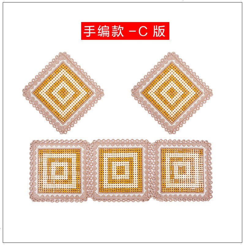 适用于汽车坐垫夏季单片无靠背竹片坐垫车用凉垫三件套竹四季通用座垫