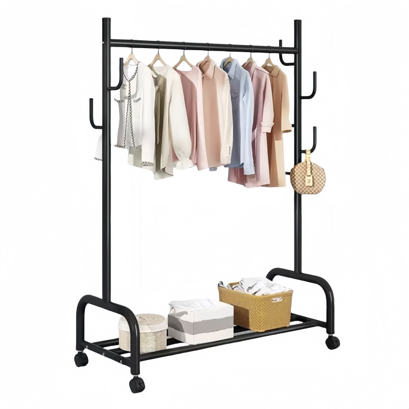 悦兴诚家用晾衣架 单层120*37*154cm个高清大图