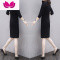 七斓包臀连衣裙赫本风小黑裙2023春季新款轻熟职业套装OL通勤裙子女装