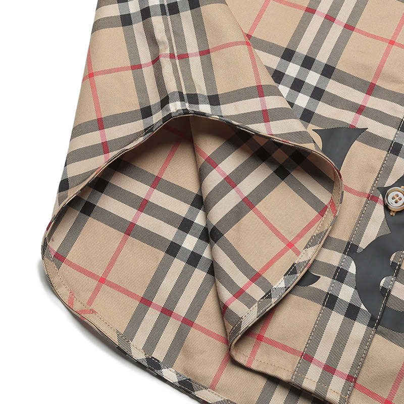 博柏利burberry女款棉质horseferry印花长袖休闲衬衫8058101