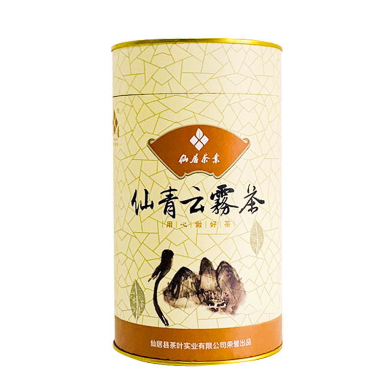 仙青二级明前云雾茶200g罐装高清大图