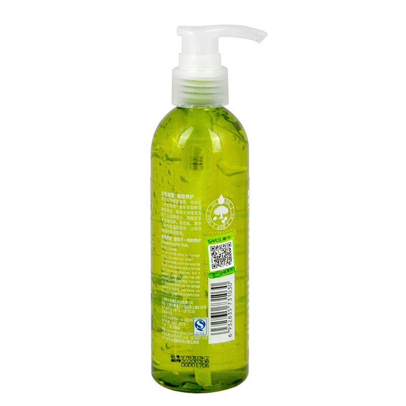 章华 橄榄精油亮发啫喱200ml 保湿塑型 清爽保湿 特硬定型