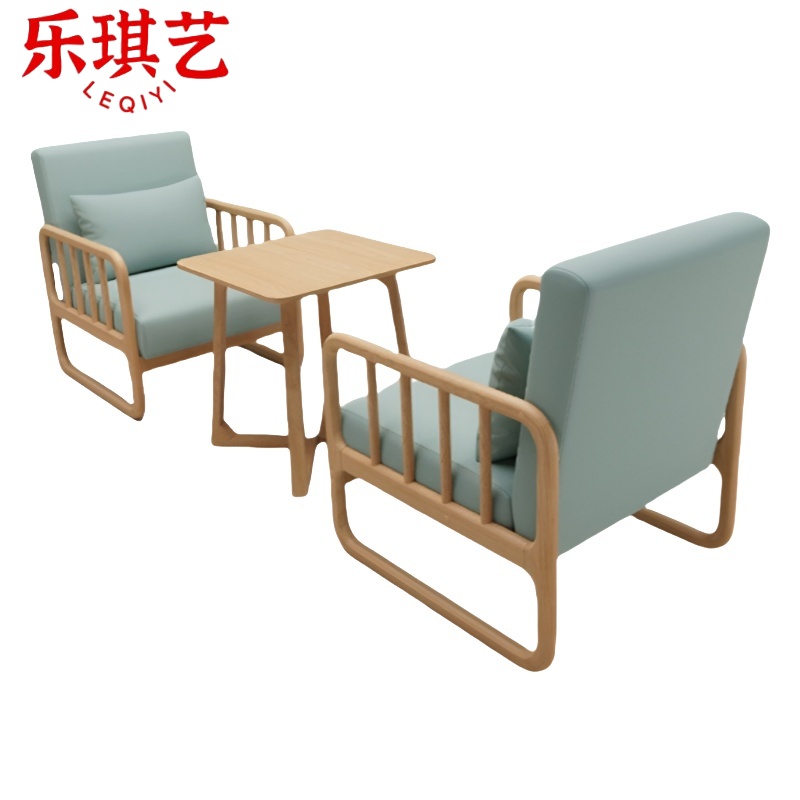 乐琪艺 沙发组合 2单人椅+小方桌 套高清大图