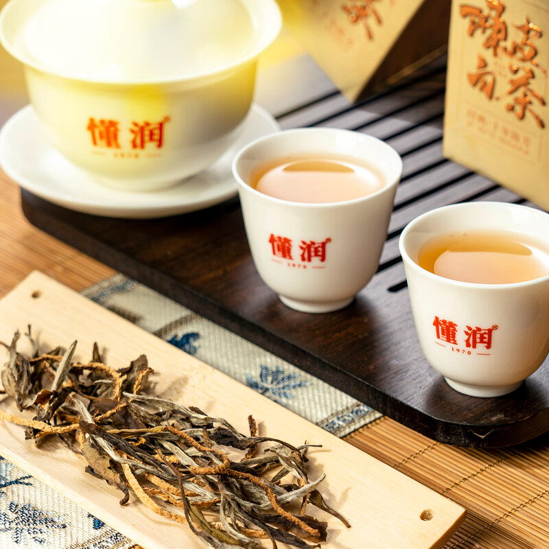 懂润 十年陈皮白茶高级金礼盒250g高清大图