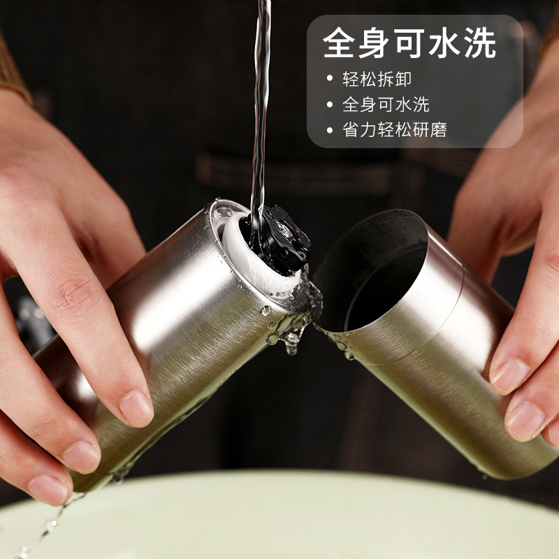 手摇磨豆机不锈钢家用小型咖啡豆研磨机手动咖啡咖啡机