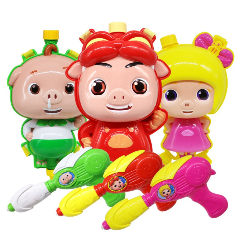 热卖正版猪猪侠背包水玩具儿童沙滩户外戏水玩具水