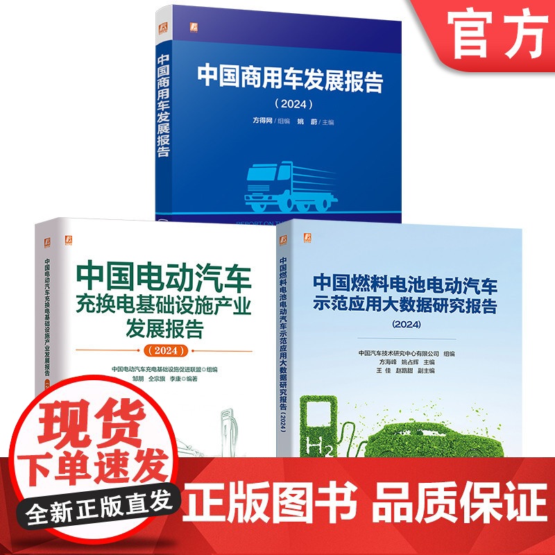 套装 中国汽车行业发展报告(共3册) 汽车 电动汽车 充电 充电基础设施 电动汽车充电 充换电 充换电基础设施 新能